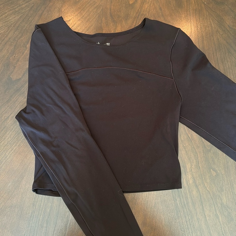 Aerie Offline Cropped Long Sleeve